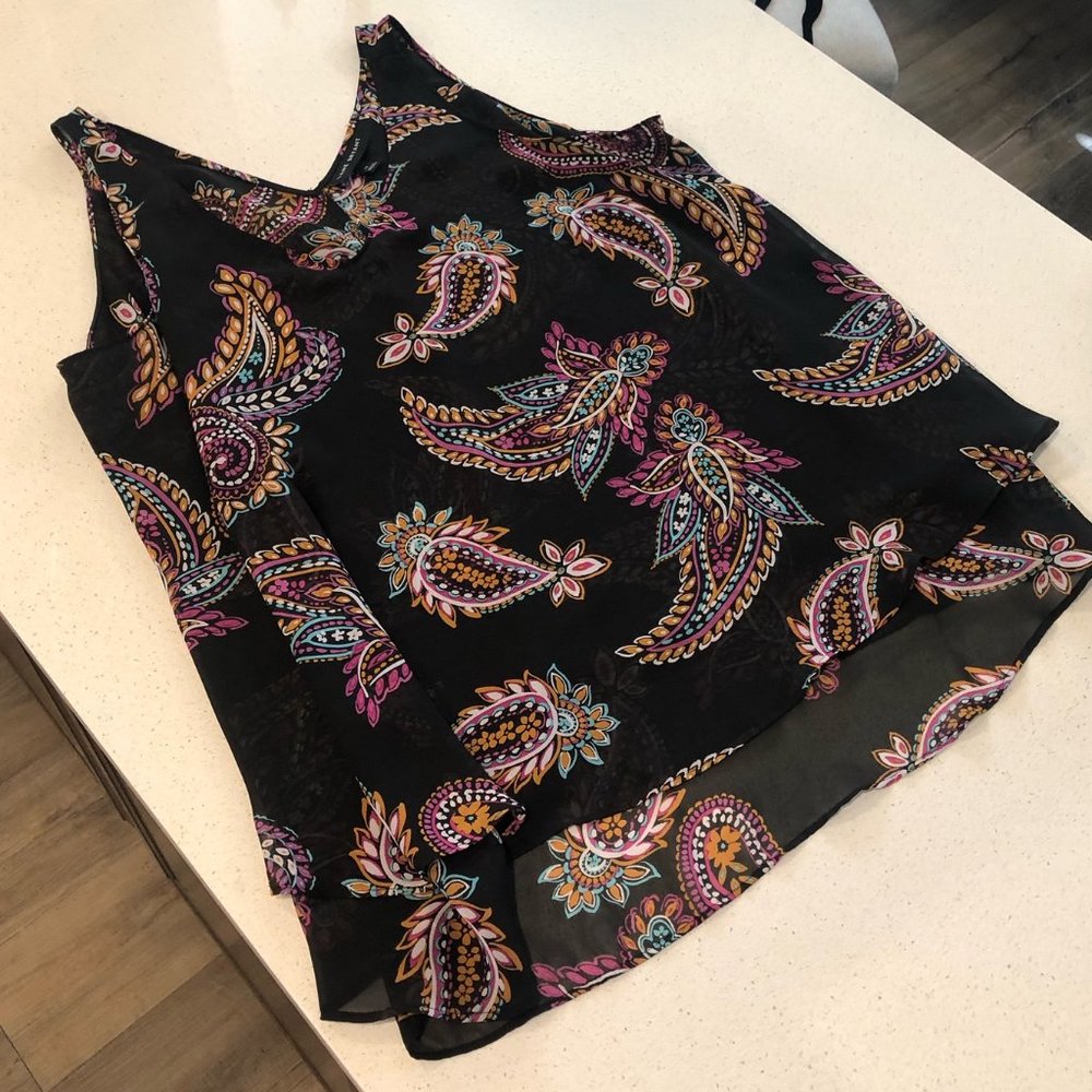 Lane Bryant Sleeveless Swing Tiered Tunic-Like New